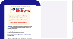 Desktop Screenshot of billys-rentacar.com